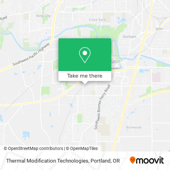 Mapa de Thermal Modification Technologies