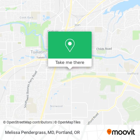 Mapa de Melissa Pendergrass, MD