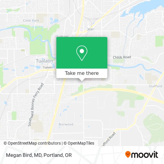 Mapa de Megan Bird, MD