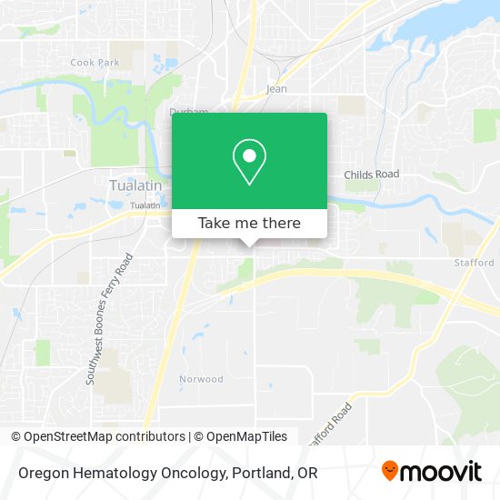 Mapa de Oregon Hematology Oncology