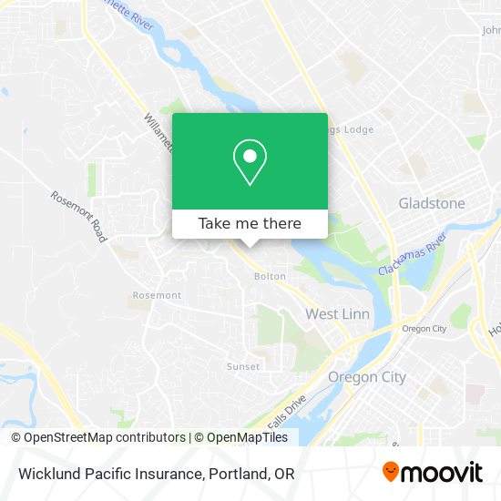 Mapa de Wicklund Pacific Insurance