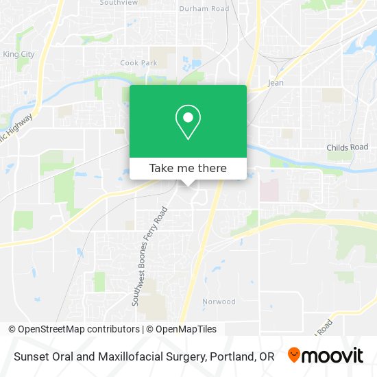 Mapa de Sunset Oral and Maxillofacial Surgery