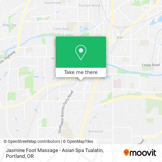 Jasmine Foot Massage - Asian Spa Tualatin map