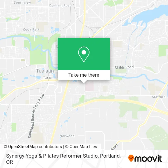 Synergy Yoga & Pilates Reformer Studio map