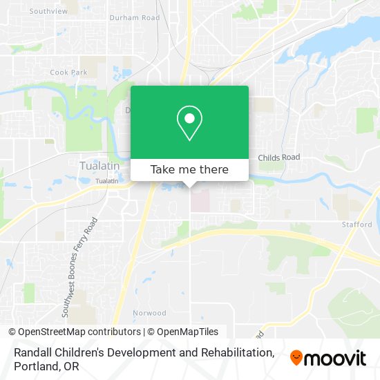 Mapa de Randall Children's Development and Rehabilitation