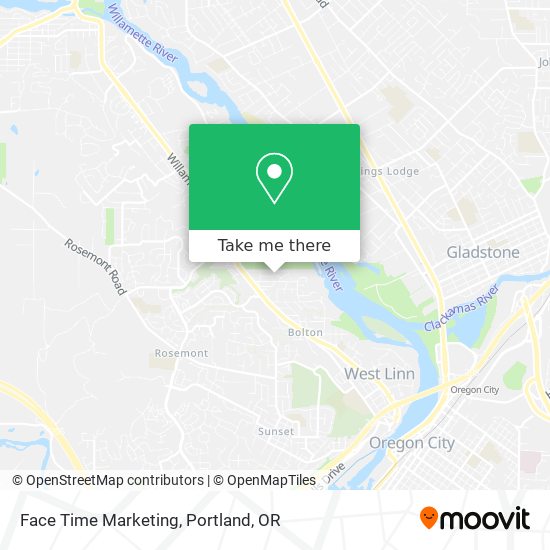 Face Time Marketing map