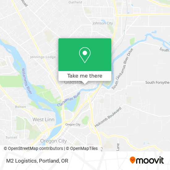 M2 Logistics map