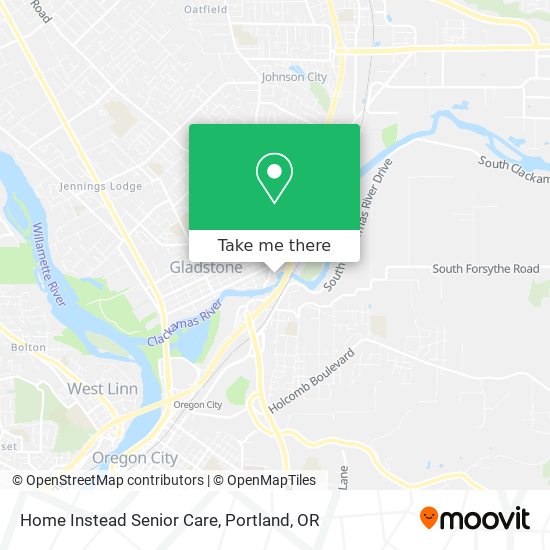 Home Instead Senior Care map