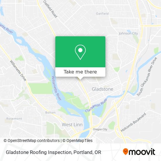 Mapa de Gladstone Roofing Inspection