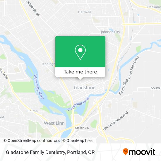 Mapa de Gladstone Family Dentistry