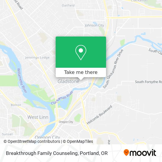 Mapa de Breakthrough Family Counseling