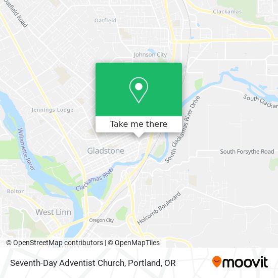 Seventh-Day Adventist Church map