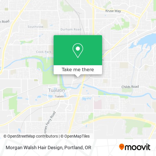 Morgan Walsh Hair Design map