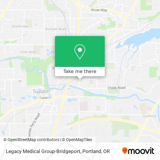 Mapa de Legacy Medical Group-Bridgeport