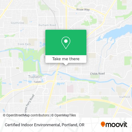 Certified Indoor Environmental map