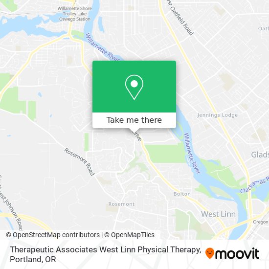 Therapeutic Associates West Linn Physical Therapy map