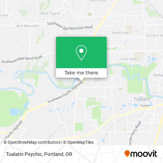 Tualatin Psychic map