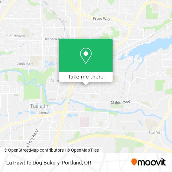 Mapa de La Pawtite Dog Bakery