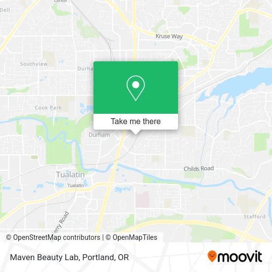 Maven Beauty Lab map