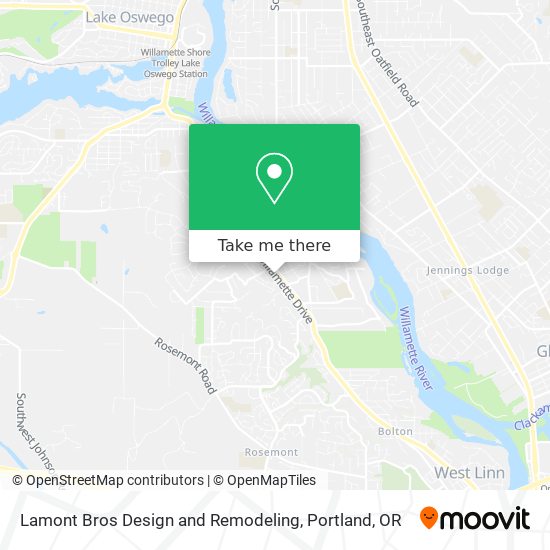 Lamont Bros Design and Remodeling map