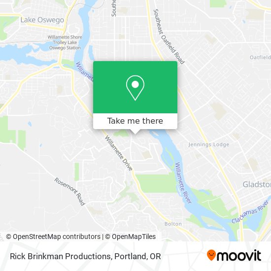 Mapa de Rick Brinkman Productions