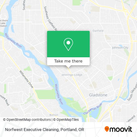 Norfwest Executive Cleaning map