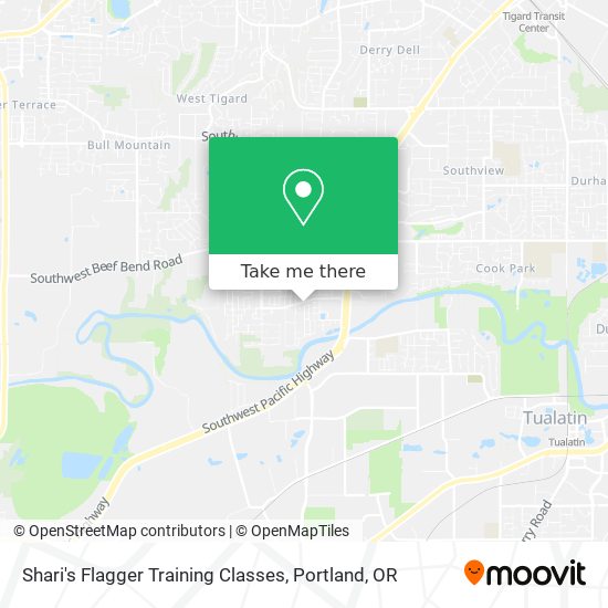 Mapa de Shari's Flagger Training Classes