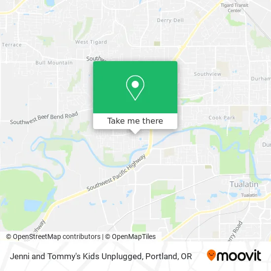 Jenni and Tommy's Kids Unplugged map