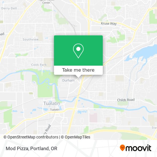 Mod Pizza map