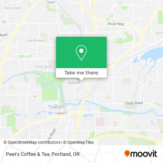 Peet's Coffee & Tea map