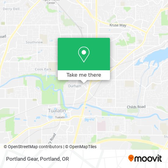 Portland Gear map