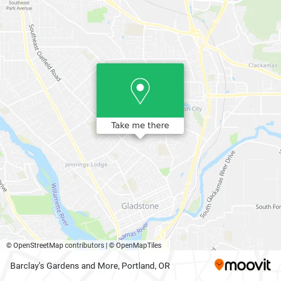 Mapa de Barclay's Gardens and More