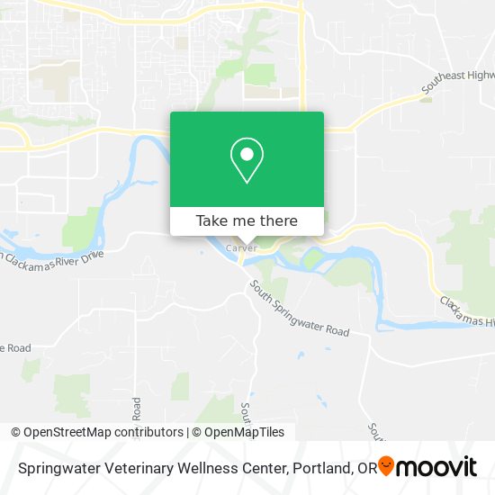 Mapa de Springwater Veterinary Wellness Center