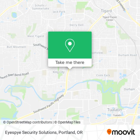 Eyespye Security Solutions map