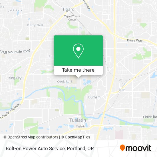 Bolt-on Power Auto Service map