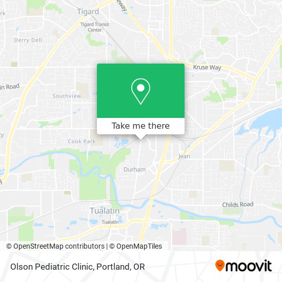 Mapa de Olson Pediatric Clinic