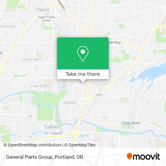 General Parts Group map