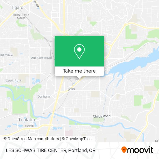 Mapa de LES SCHWAB TIRE CENTER