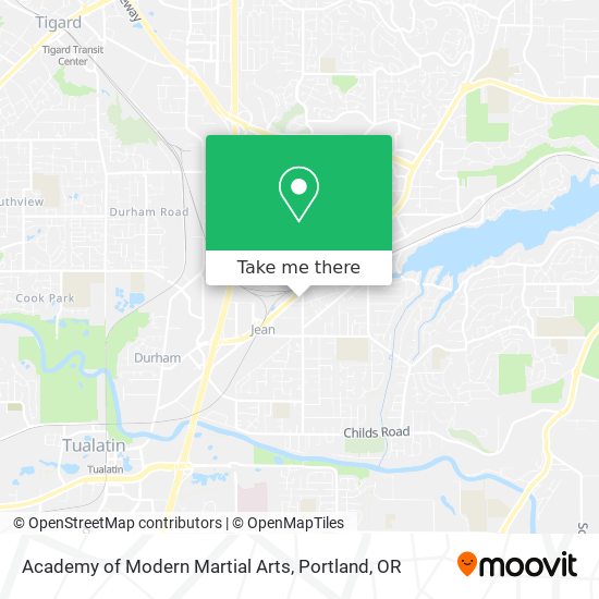 Academy of Modern Martial Arts map