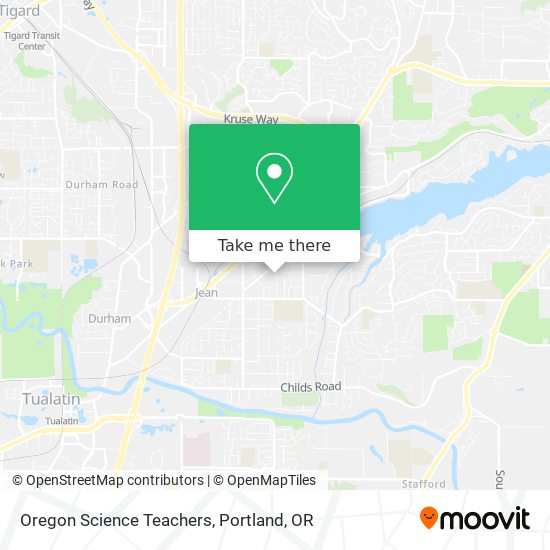 Oregon Science Teachers map