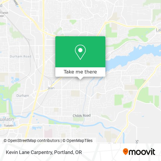 Kevin Lane Carpentry map