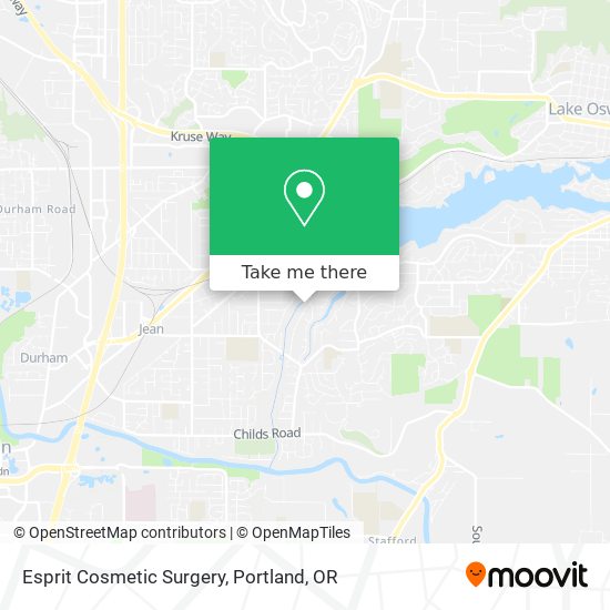 Esprit Cosmetic Surgery map