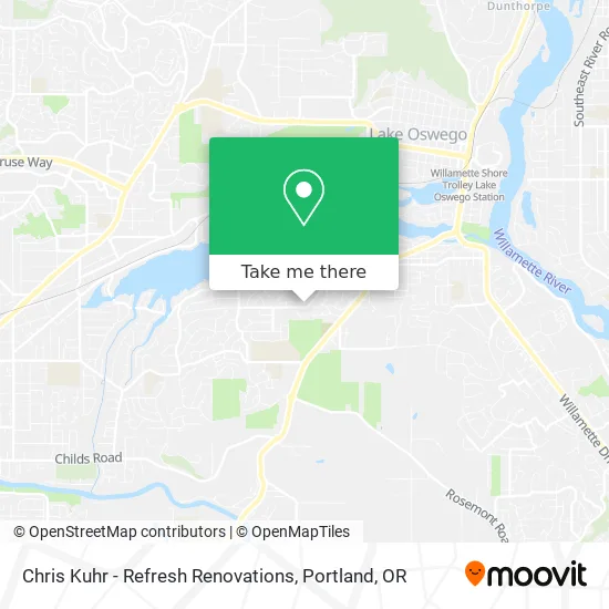 Chris Kuhr - Refresh Renovations map