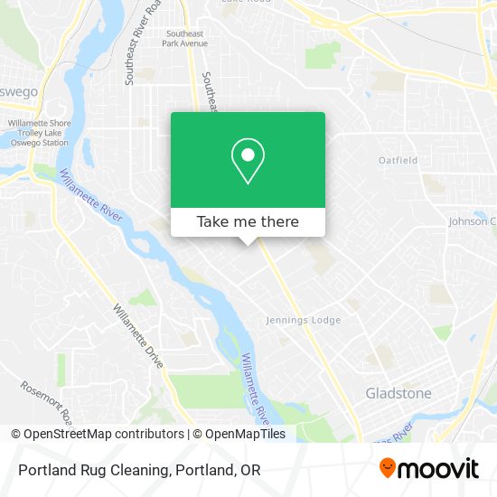 Portland Rug Cleaning map