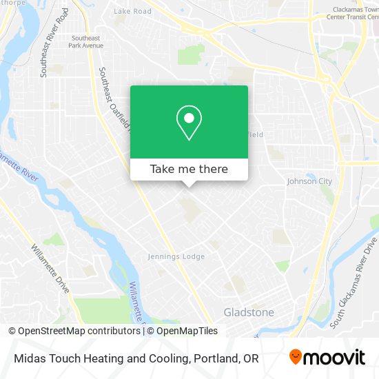 Mapa de Midas Touch Heating and Cooling