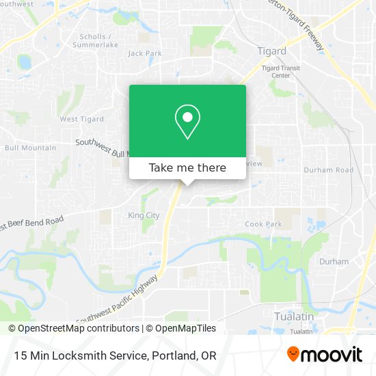 15 Min Locksmith Service map