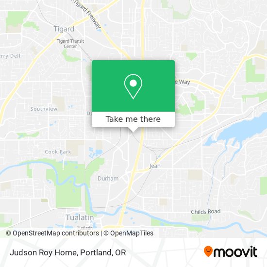 Judson Roy Home map