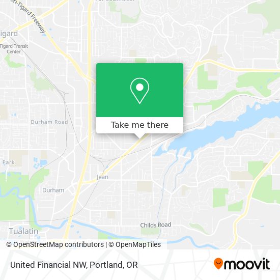 United Financial NW map