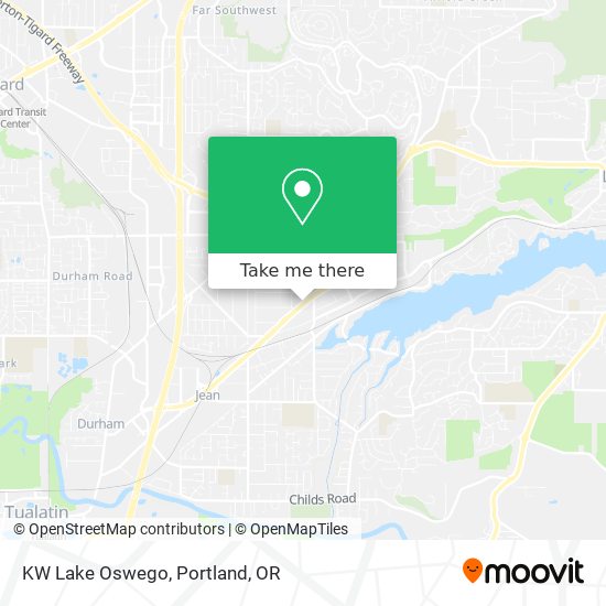 Mapa de KW Lake Oswego