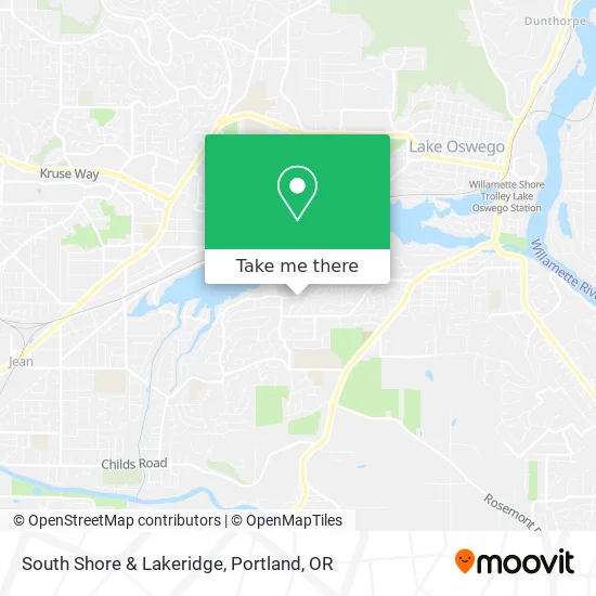 South Shore & Lakeridge map